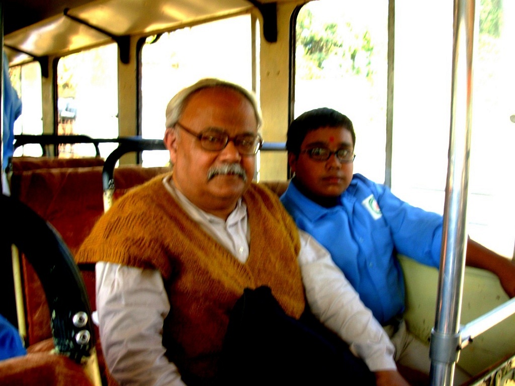 This picture is taken at our Deogarh excursion at 2007. Next to him is Sayak, one of the most amazing friend and storyteller I have ever met with. I miss friends like him :)